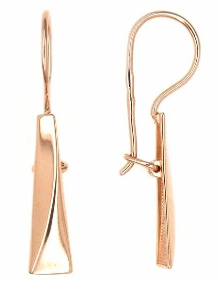 Sokolov золотые серьги-продёвки с фианитом 020612. серьги wanna be. застежка петелька на серьгах. серьги пластины из золота. Lucente серьги золотые 585 пробы.