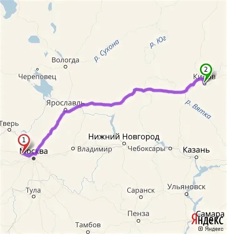 Ярославль киров расстояние в км на машине. Ярославль киров расстояние в км на машине