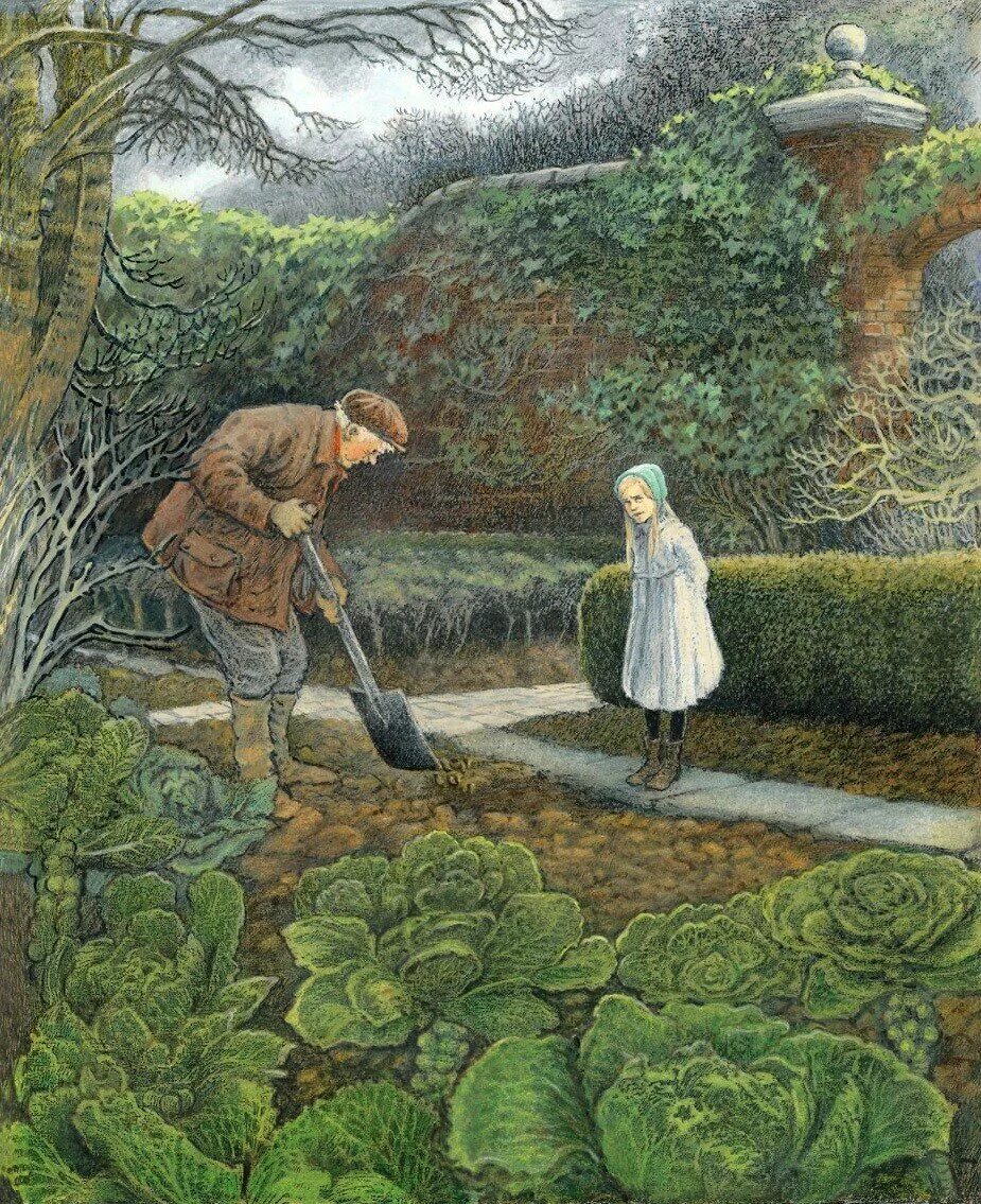 Таинственный сад инга мур. Таинственный сад фрэнсис бернетт иллюстрации. Сада мур. Иллюстратор инга мур таинственный сад. Инга мур иллюстратор.