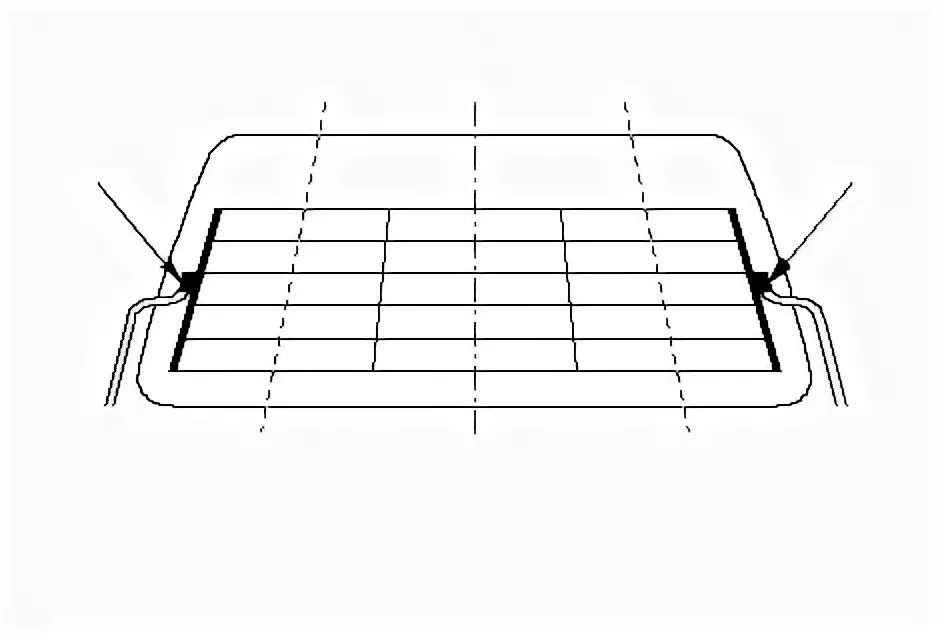 Универсальный обогрев заднего стекла. Обогревательная сетка на заднее стекло. Обогрев заднего стекла автомобиля схематично. Стекло заднее с обогревом и отверстием. Как проверить обогрев заднего стекла