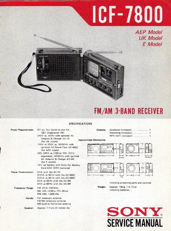 Sony icf 7800 купить. Sony ICF 7800w. Радиоприёмник Sony 7800. Радиоприемник сони ICF 7800. Раскладной радиоприёмник сони icf7800.