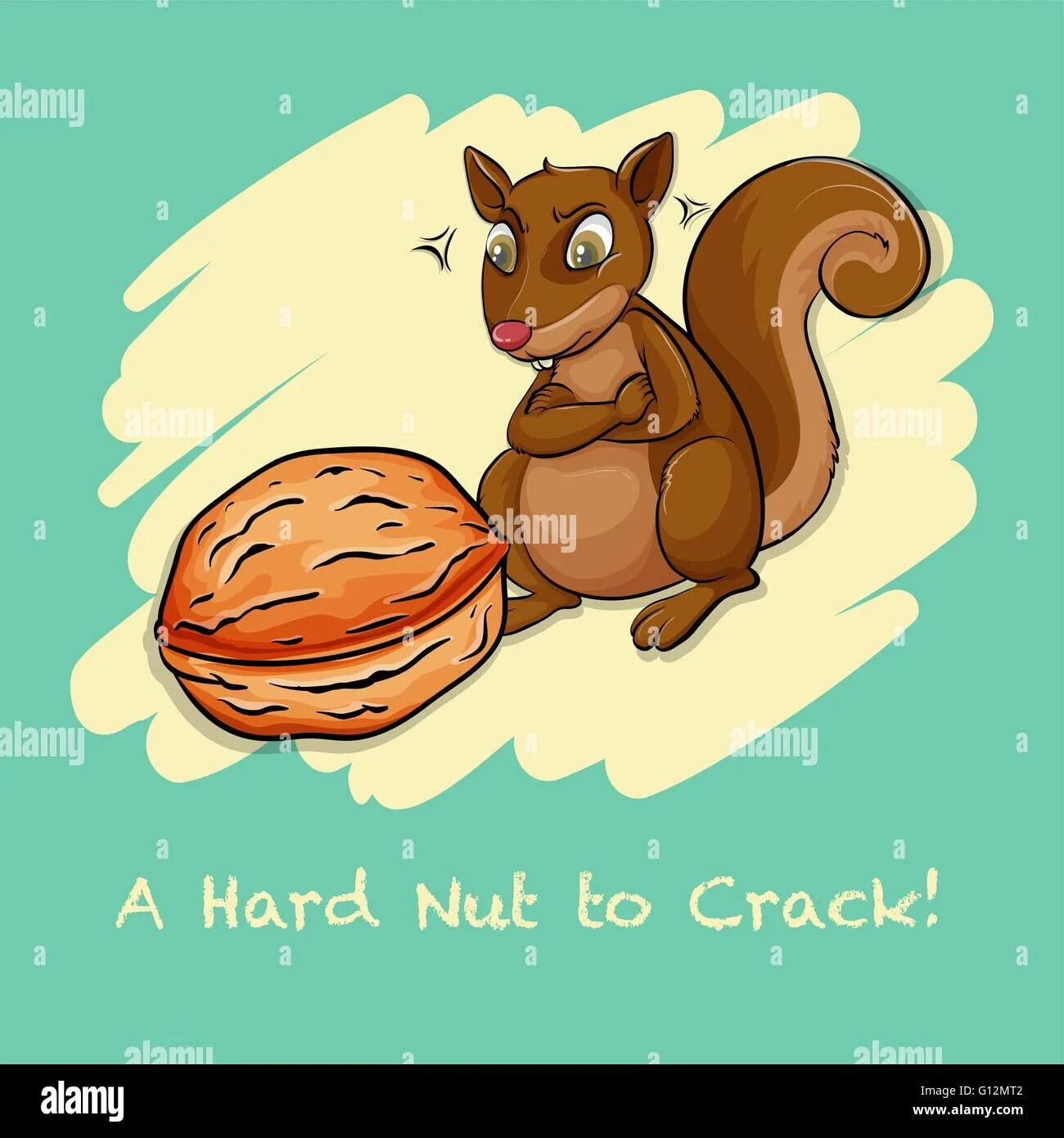 Иллюстрация к идиоме to go nuts. Hard nut to crack; идиома. Tough nut to crack. Идиомы на английском nut. Hard nut to crack.