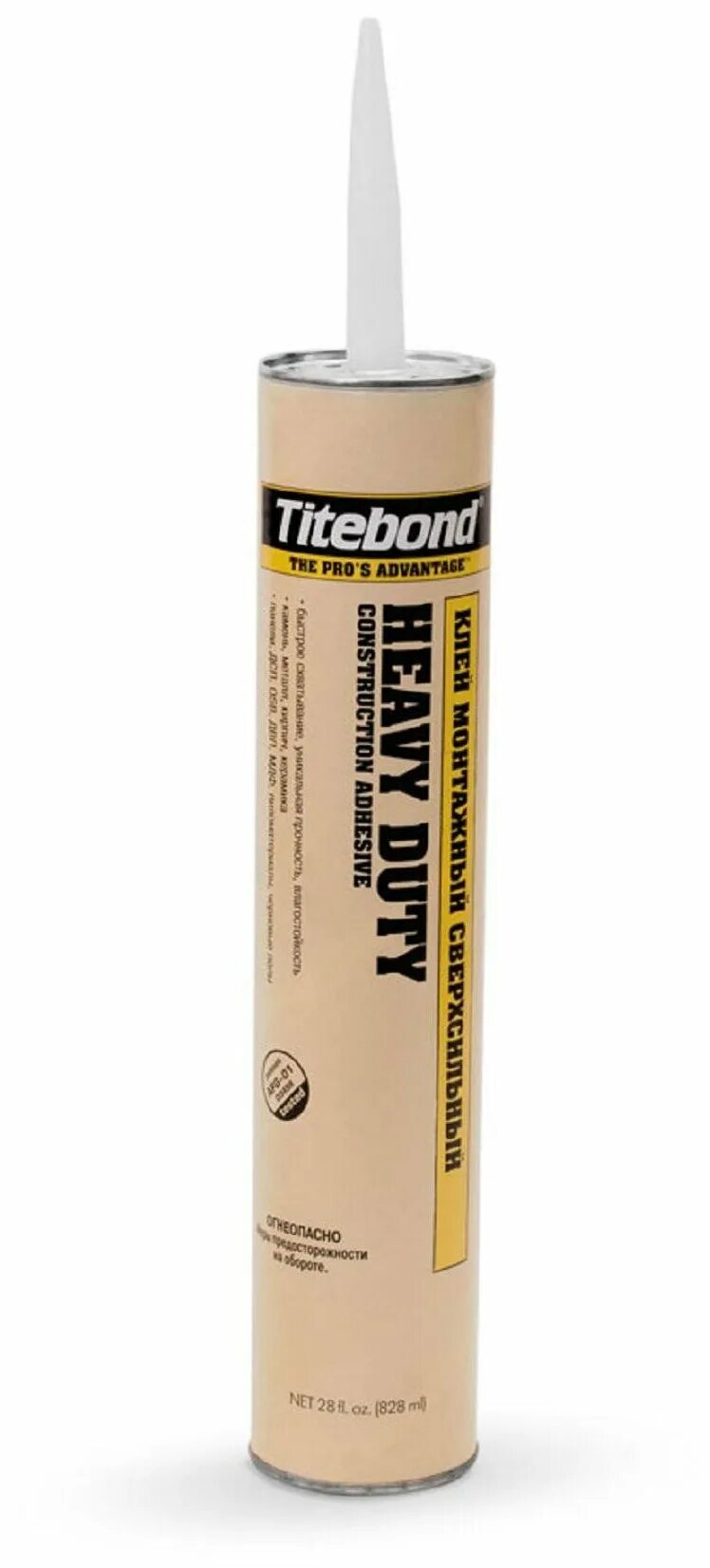 Купить клей гвозди. Клей монтажный Titebond Heavy Duty. Heavy Duty клей монтажный сверхсильный. Монтажный клей Titebond Heavy Duty 5261. Сверхсильный монтажный клей Titebond Heavy Duty желтый картридж 5261.