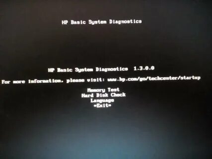 System diagnostics