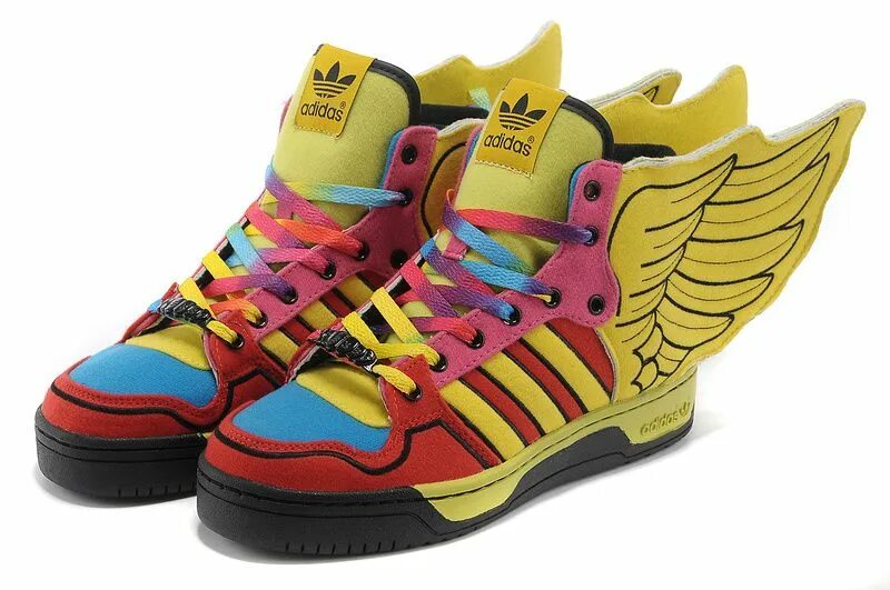 Кроссовки adidas Wings Jeremy Scott. Jeremy Scott adidas кроссовки. Jeremy Scott Shoes adidas. Adidas Jeremy Scott Wings 2.0 Black. Адидас цветные