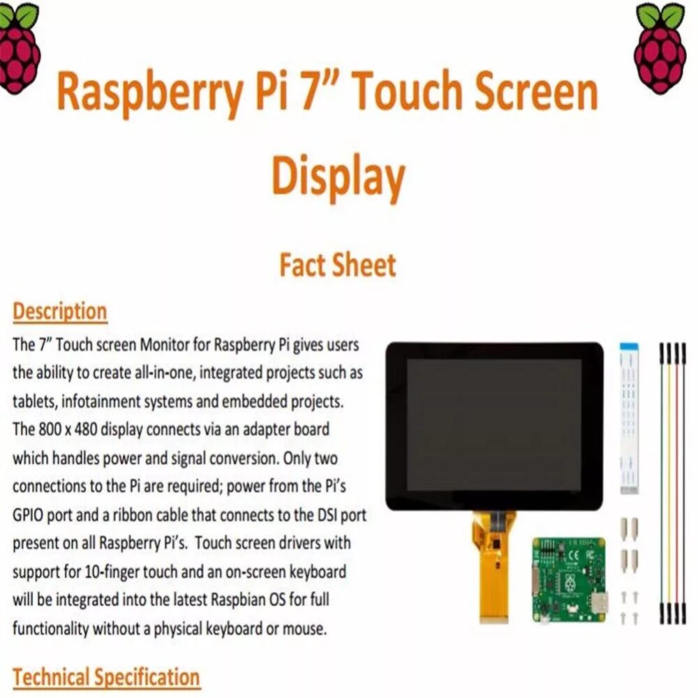 Raspberry сенсорный дисплей. Дисплей raspberry pi 7&#039;&#039; touchscreen display. touch raspberry дисплей 7&quot; oem.