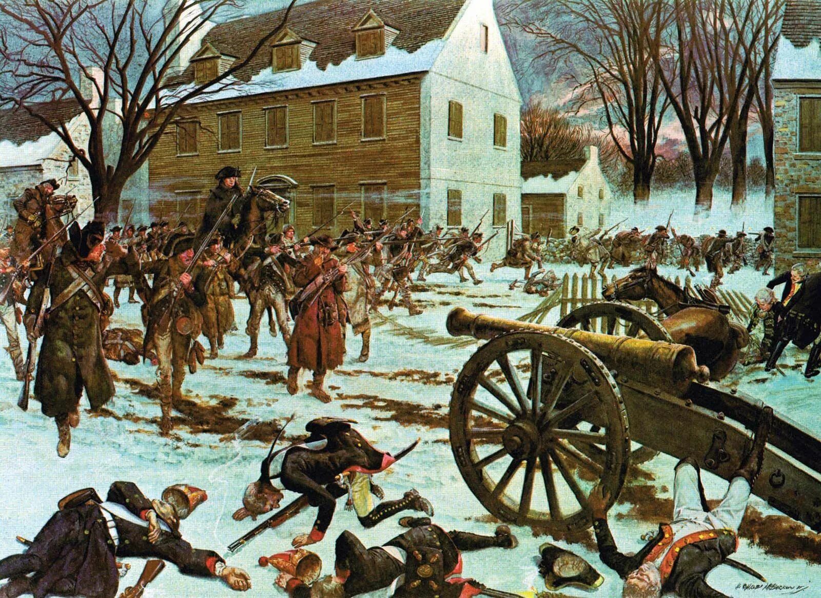 Battle of york. Битва за независимость США 18 век. Джордж Вашингтон 1775.