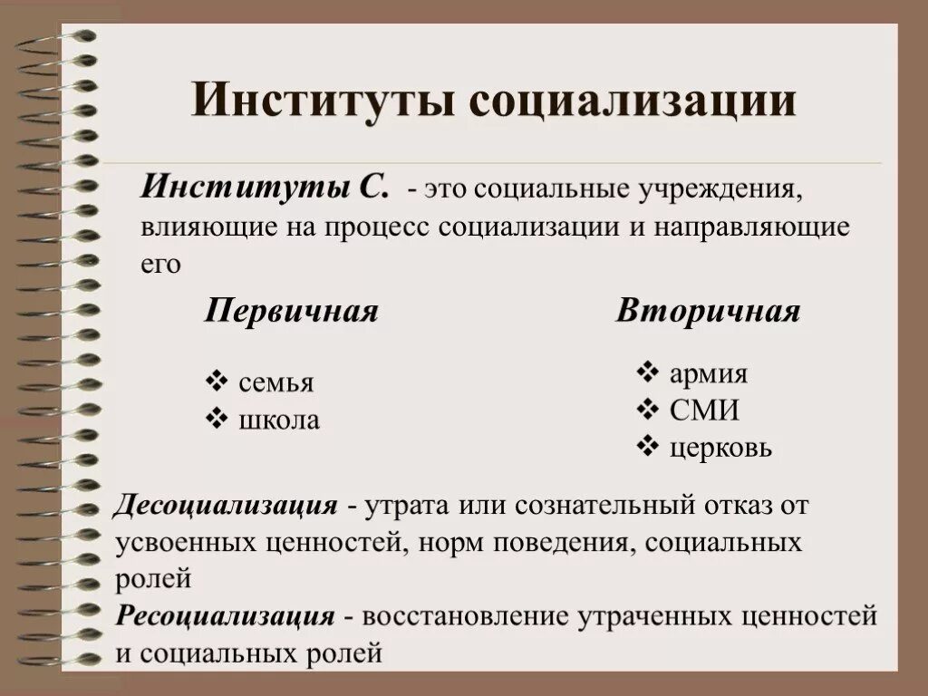 Перечислите основные общественные институты социализации. Укажите первый и главный «институт социализации». Самые важные институты социализации. Основными институтами социализации.