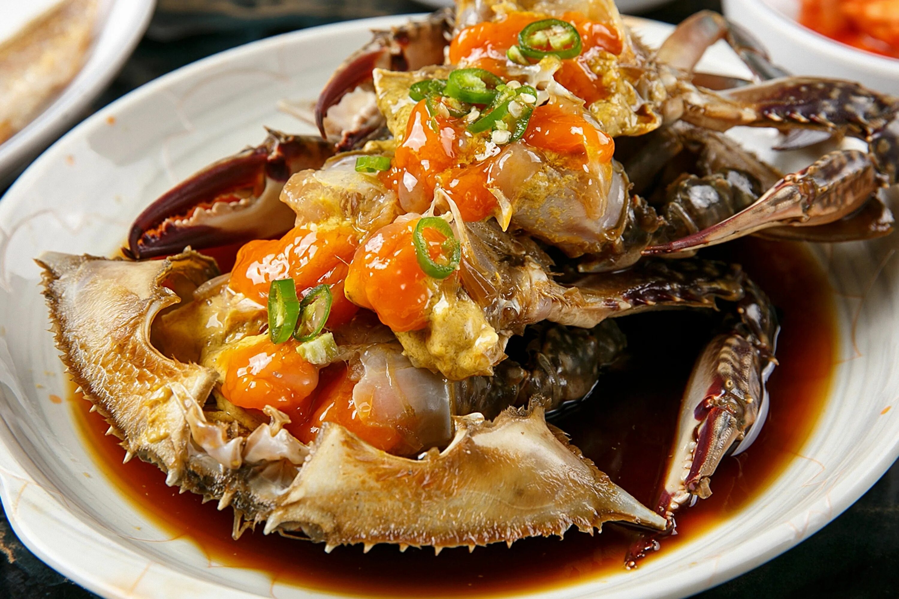 Ганджанг ГЕДЖАНГ. Корейские блюда. Соус для морепродуктов. Корейские блюда из морепродуктов.