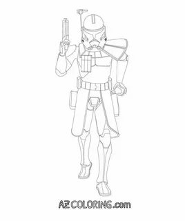 star wars coloring pages captain rex