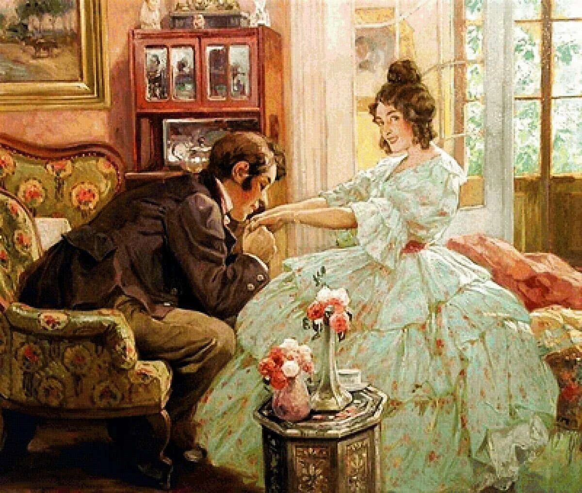 Ретро сюжетами измены. Художник Rudolf Alfred hoger. Художник Rudolf Alfred hoger (1877-1930).