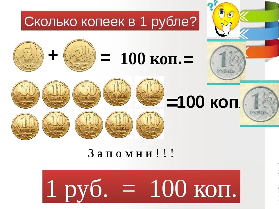 Сколько в рубле копеек. Количество копеек в рубли. Сколько копеек в 1 рубле. Рубли копейки таблица.