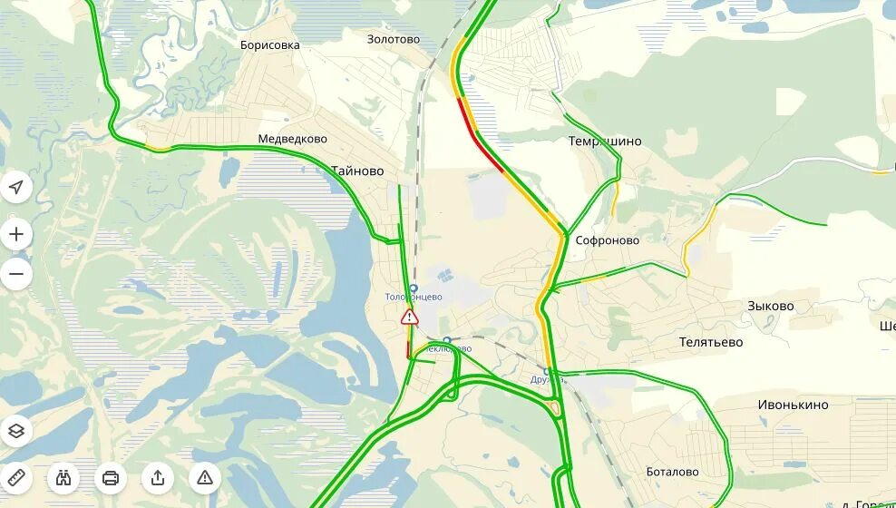 Расписание реверсивного движения на борском мосту