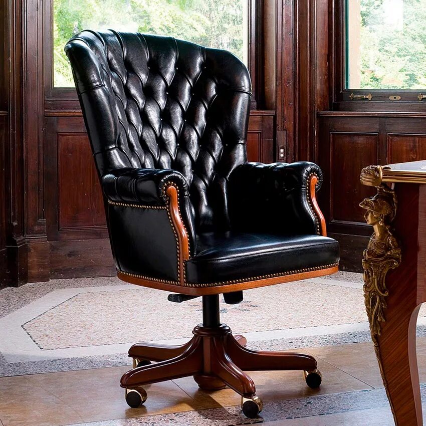 Кожаное кресло руководителя Chesterfield. Офисное кресло Честерфилд. Luxury Leather Office Chair кресло. Кресло руководителя Честер Империя.