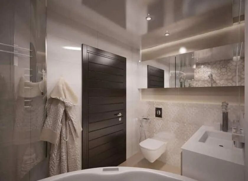Фото красивых ванных комнат совмещенных Image result for amazing small bathroom design ideas Küçük banyo dizaynı, Siyah