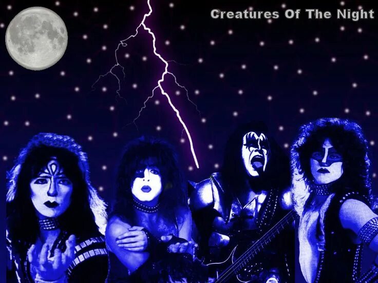Kiss the night. 1982 Creatures of the Night. Kiss creatures of the Night. Kiss creatures of the Night album.