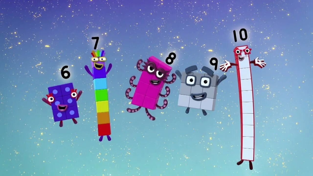 Песня 6 б. Numberblocks 9000. Numberblocks 5.