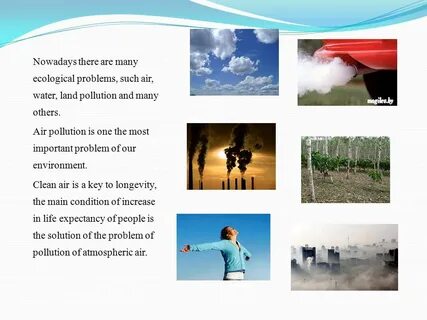 People worry about environmental problems nowadays