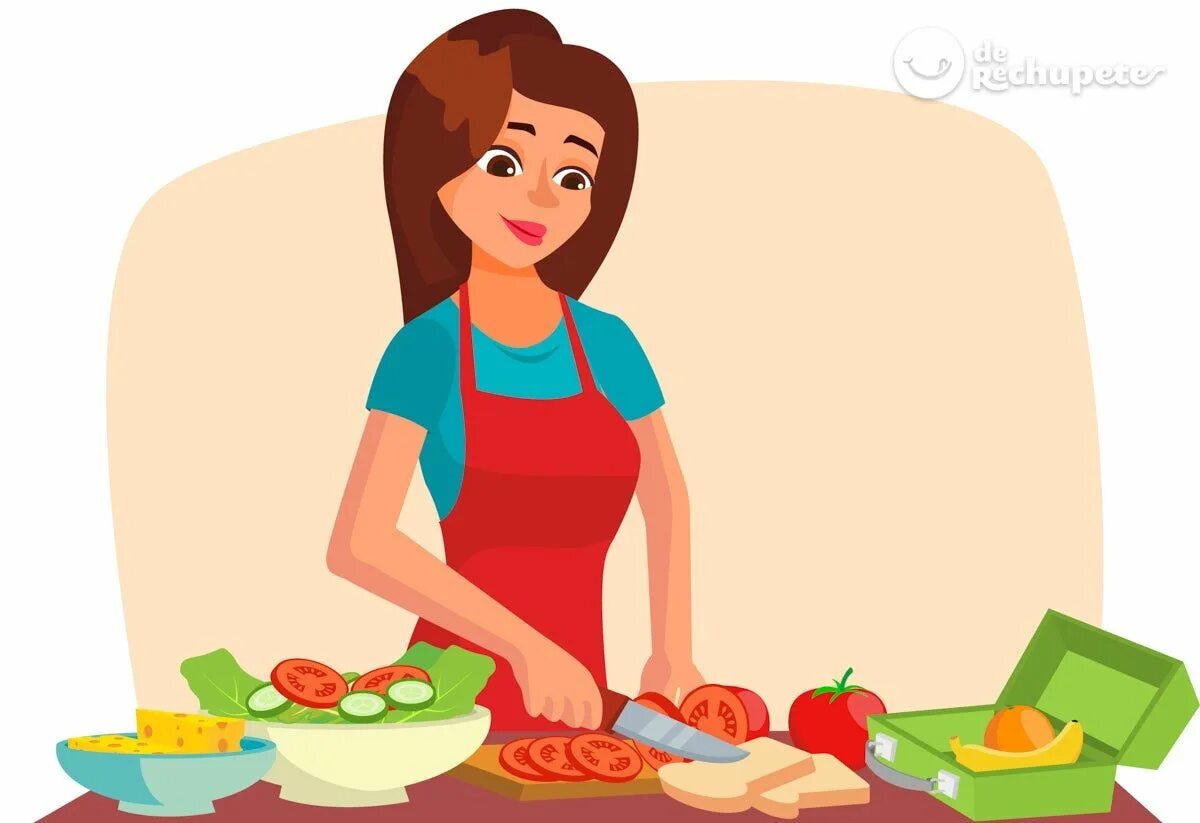 Make lunch. Cook the dinner или Cook dinner. Cook dinner picture for Kids. He cooked dinner картинка детская.