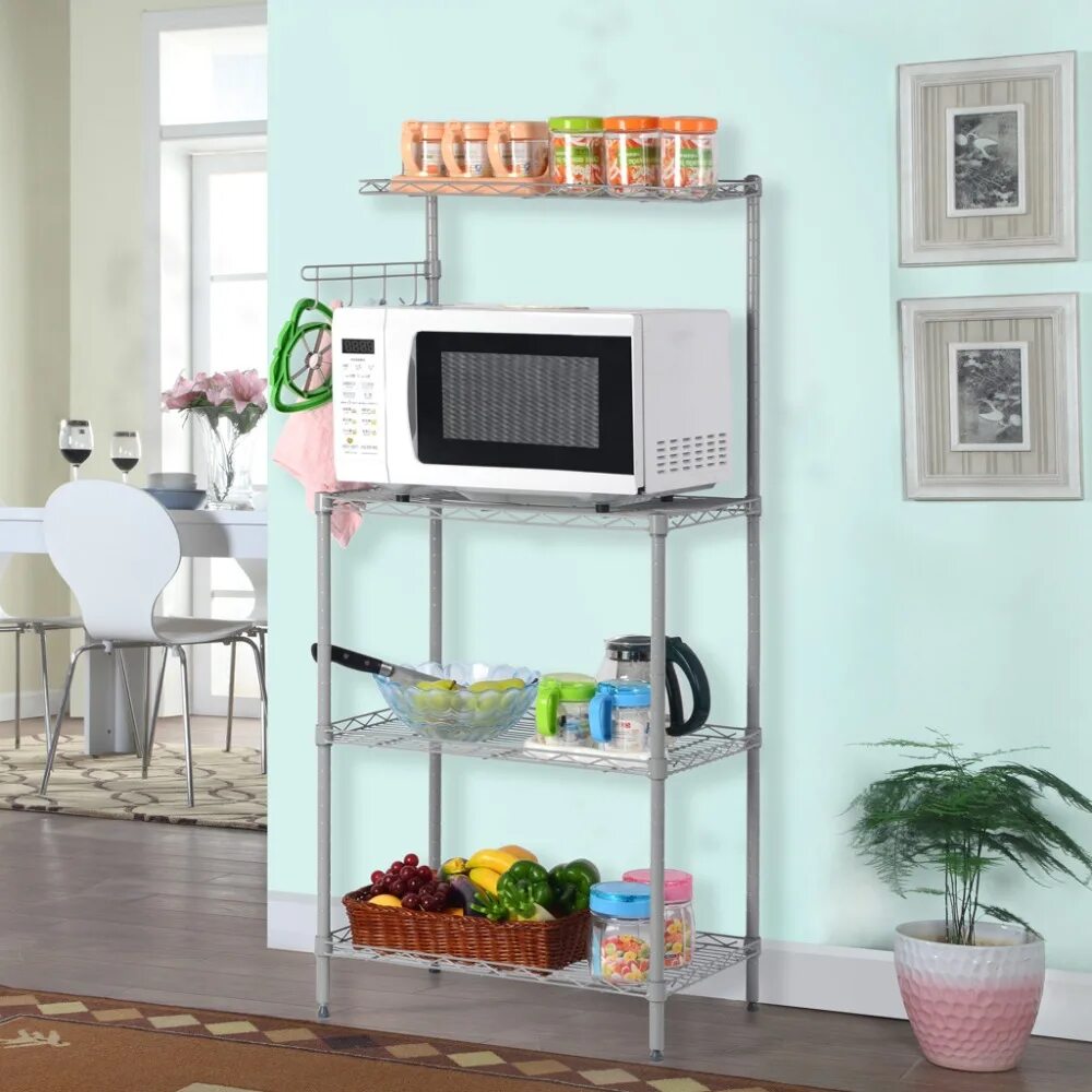 Полка для СВЧ Multifunctional Storage Rack. Стеллаж для СВЧ икеа. Стеллаж на кухню для бытовой техники. Стеллаж для СВЧ на кухню. Полки для бытовой техники