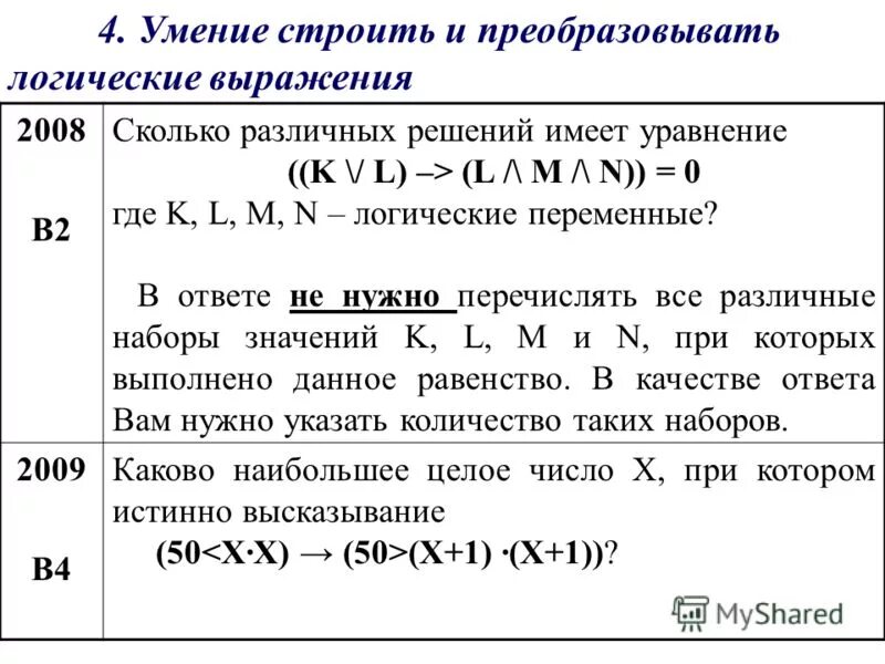 Сколько различных решений имеет k. Сколько различных решений имеет уравнение. Задачи на простейшие логические преобразования. Где найти переменные в логических. Сколько решений имеет логическое уравнение k l+m l n+k l m 1.