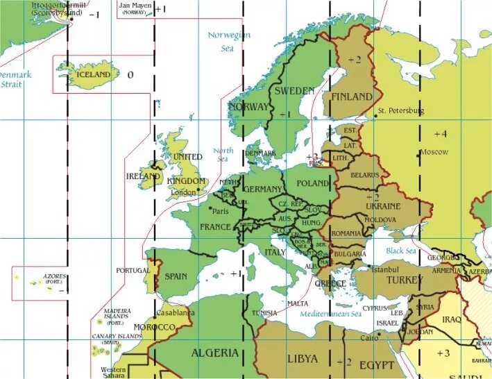 Время в европе. Карта часовых поясов европы. часовые пояса европы на карте на русском языке. европейский часовой пояс. временные зоны европы.