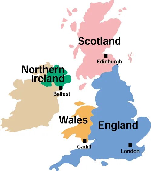 The united kingdom of great britain and northern ireland карта со столицами. Capitals of the uk countries. Шотландия и уэльс на карте великобритании. The united kingdom of great britain and northern ireland карта. Соединенное королевство великобритании и северной ирландии.