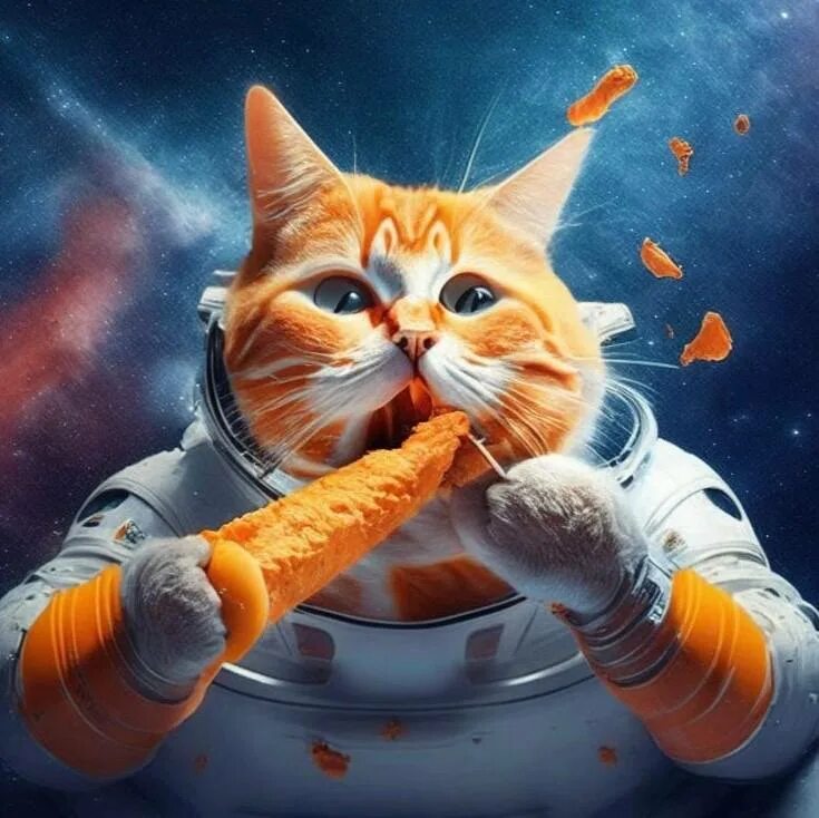 играть в котика в космосе