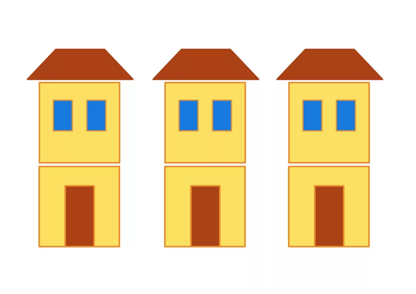 Дом аппликация для детей. Домики с геометрическими фигурами. Домик с окошками для детей. Конструируем домики в средней группе.
