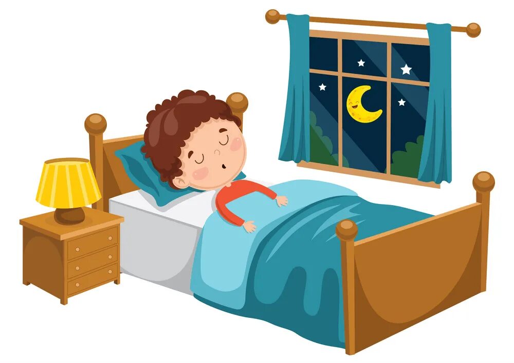 Exhaust she went to bed. Женщина доползла до кровати. Сон картинки для детей. Go present simple. Active present simple present perfect и present progressive.