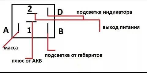Распиновка кнопки ваз 2115