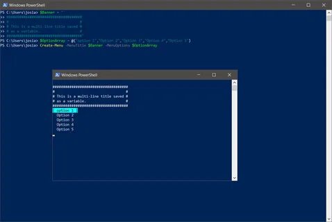 Как через powershell