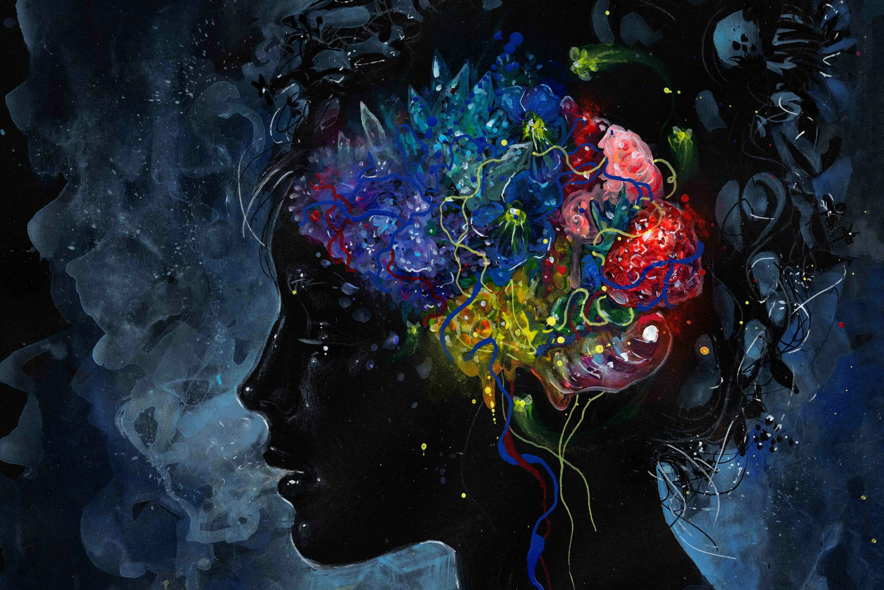 течение мыслей. сознание. человеческое мышление. мысли в голове. течение мыслей.