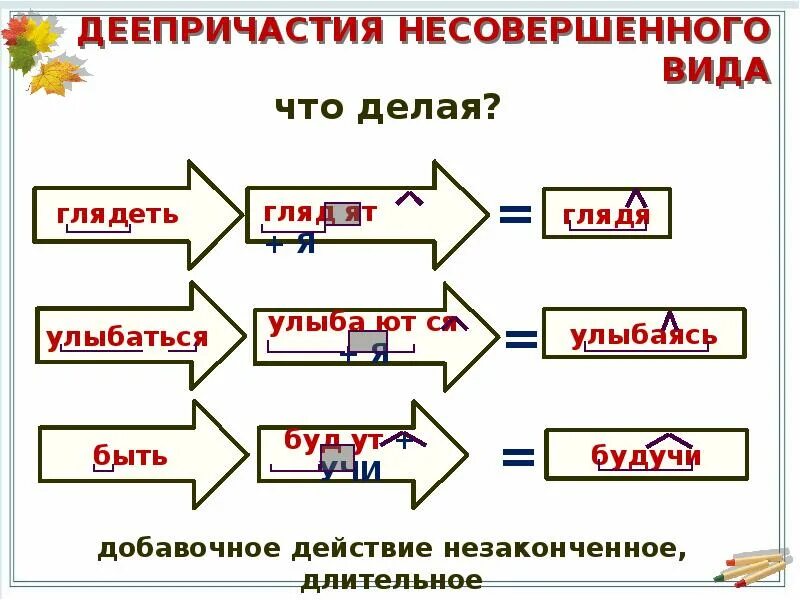 Увлекаясь деепричастие