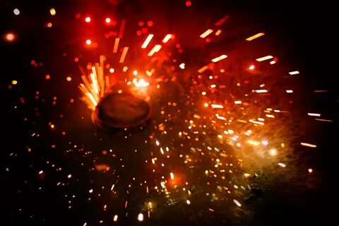 Sparks fly