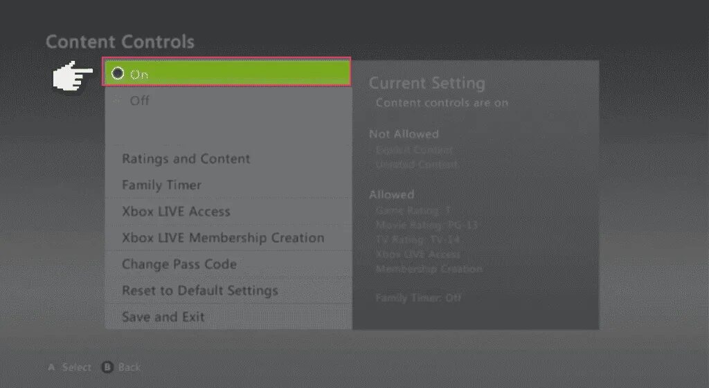 Забыл код родительского контроля. Родительский контроль Xbox 360. Родительский контроль в Xbox Live. Пароль от родительского контроля Xbox 360. Сбросить родительский контроль на Xbox 360.
