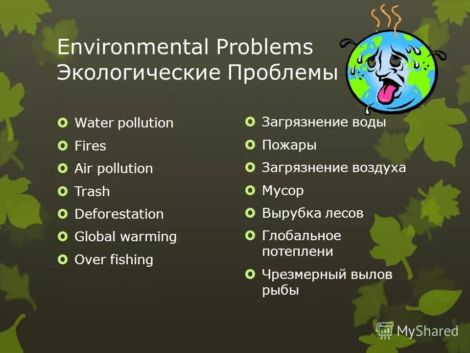 Какие экологические проблемы тебе известны. Environmental problems. Экологические проблемы на английском. Виды экологических проблем. Экологические проблемы 6 класс презентация