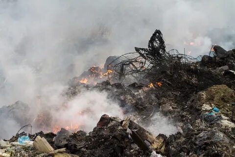 Горящий полигон