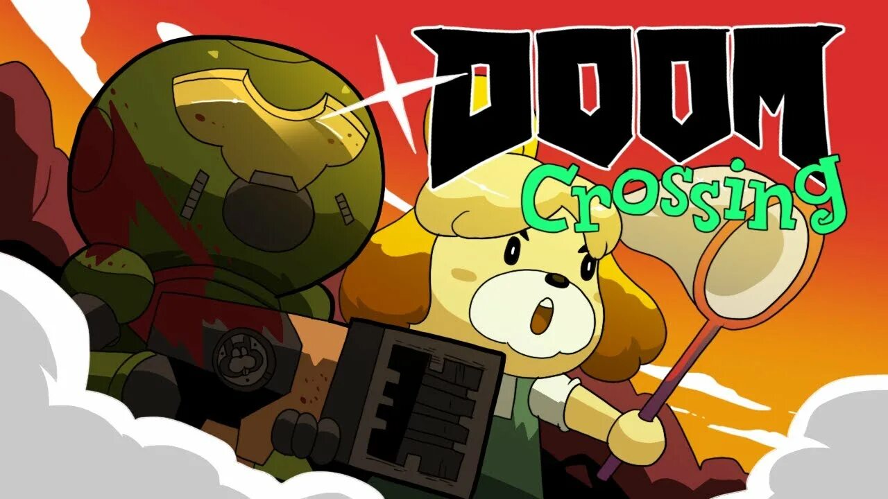 Doom animals. Дум и Энимал Кроссинг. Doom Crossing: Eternal Horizons. Doom Crossover.