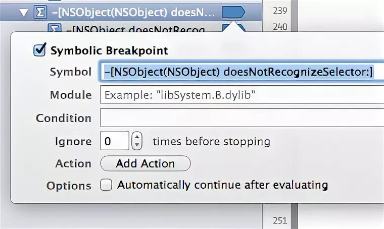 Unrecognized option