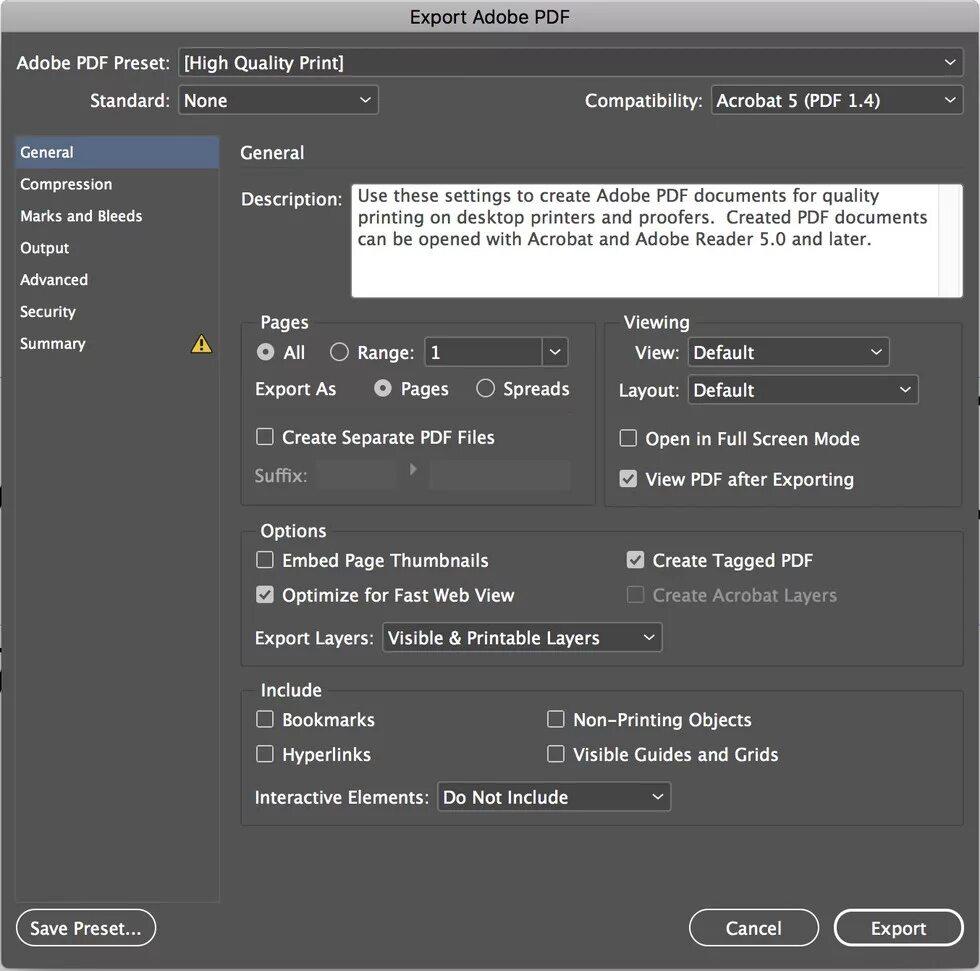Pdf web viewer. Adobe export. настройки экспорта индизайн. export pdf. export option.