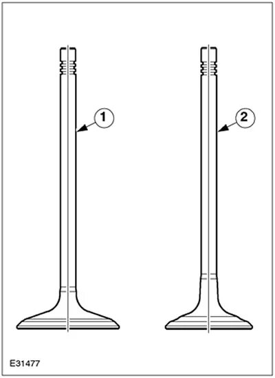 Как отличить впускной. Выпускной клапан ВАЗ 2109 И впуской. Клапан двигателя впускной 1010а443. Отличие впускных и выпускных клапанов ВАЗ 2108. Клапана ВАЗ 2108 1.5.