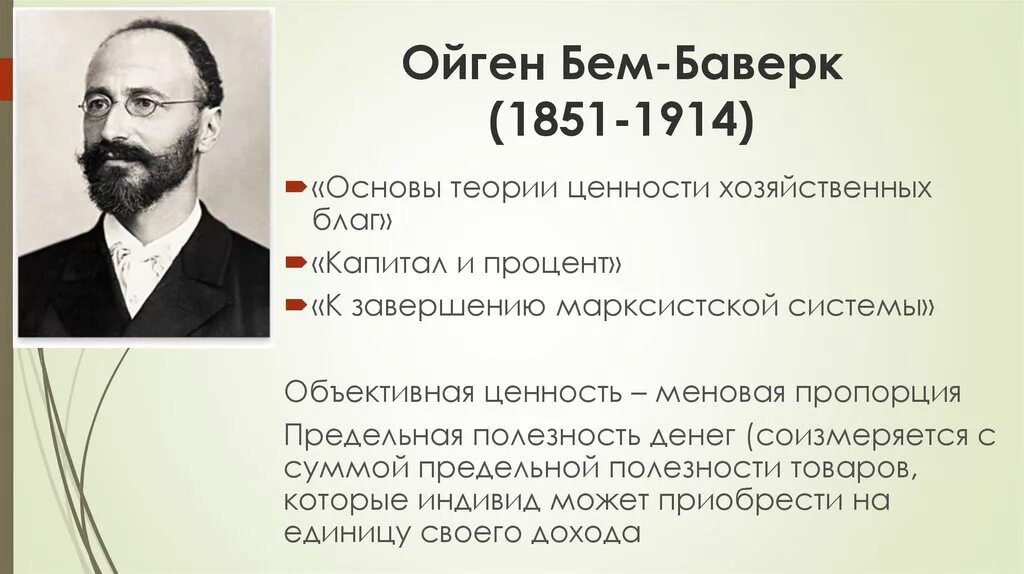 Автором теории ценностного обмена является