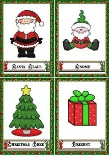 Christmas flashcards