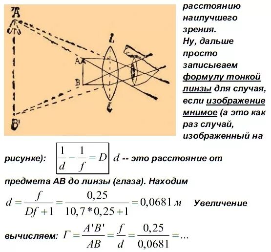 Фокусное расстояние собирающей линзы равно 25