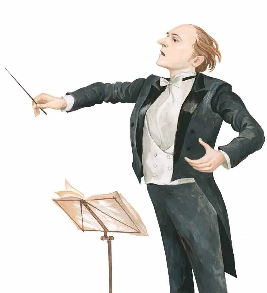 Человечек дирижер. Дирижер. Дирижер. Рисунок дирижера. Дирижер иллюстрация.