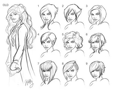 Hair reference 3 by Disaya on DeviantArt