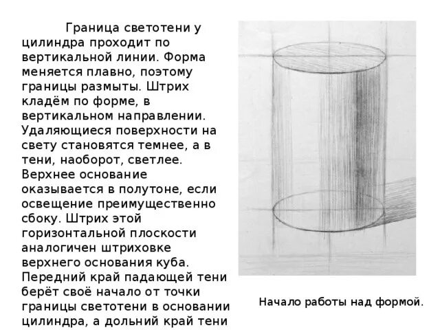 Башня имеет форму цилиндра