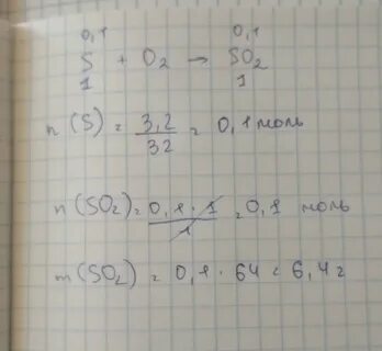 Определите массу оксида серы 6