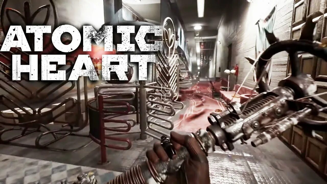 Атомик игра музыка. Оружие из игры Atomic Heart. Atomic Heart альгоцех.